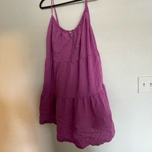 Pink summer swing dress